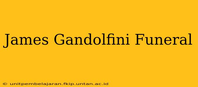 James Gandolfini Funeral
