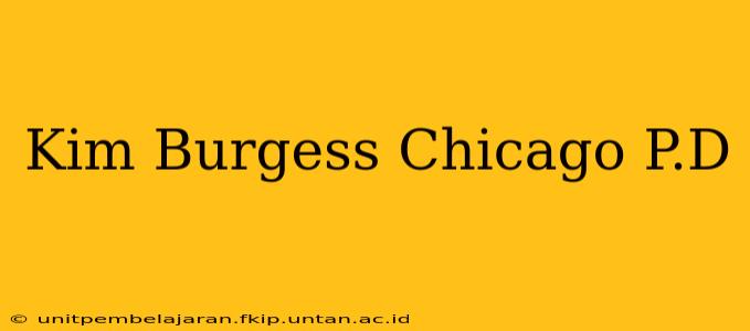 Kim Burgess Chicago P.D