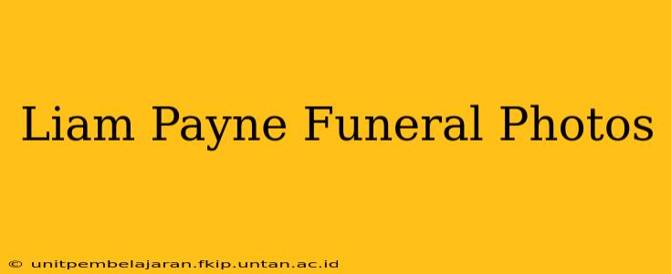 Liam Payne Funeral Photos